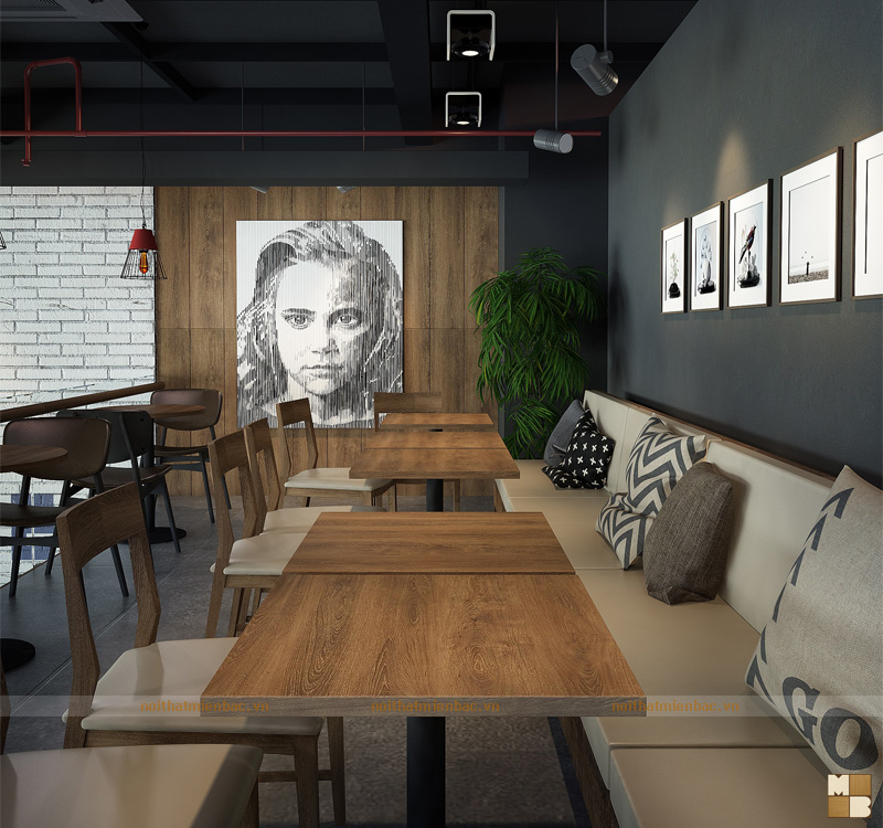Thiết kế nội thất quán cafe AHN'S COFFEE