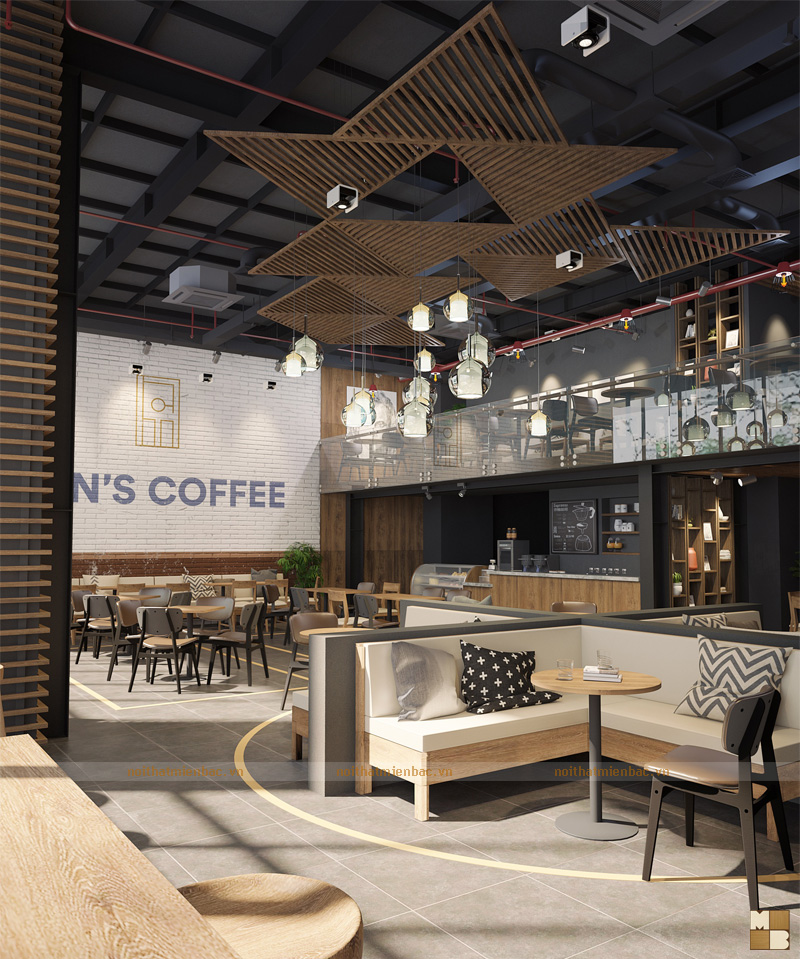 Thiết kế nội thất quán cafe AHN'S COFFEE